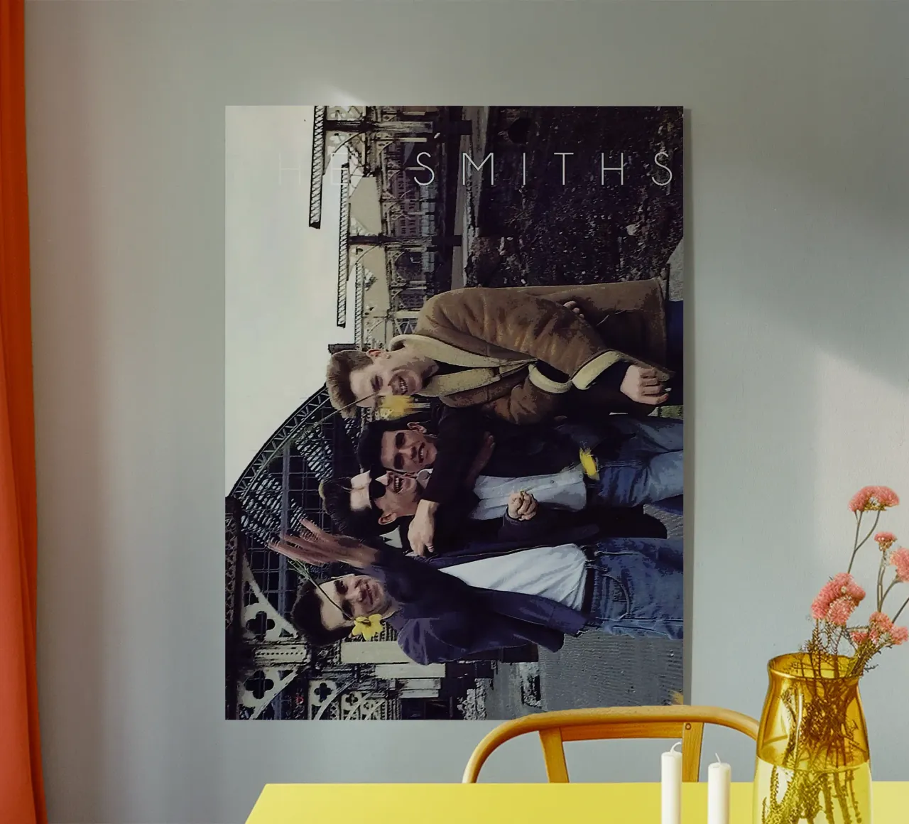 Le groupe The Smiths plexiglas de vanhesling