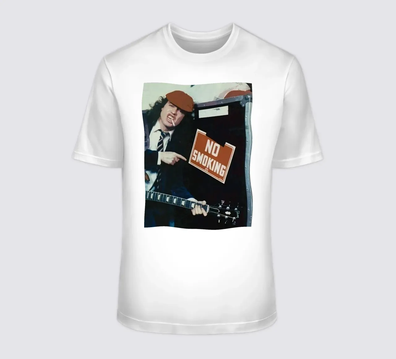 Angus Young ac/dc t-shirt da vanhesling