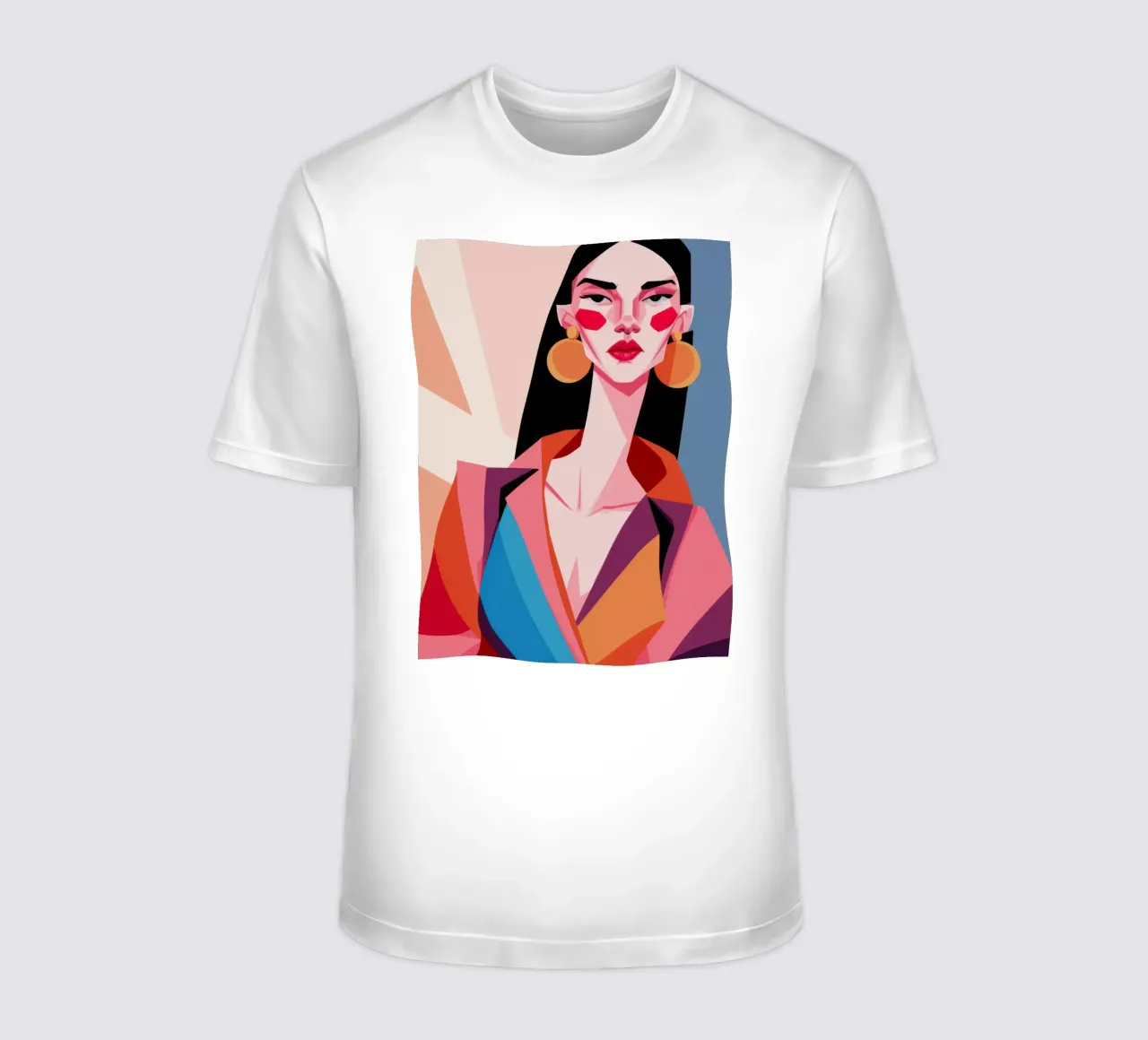 Sguardo di bellezza geometrico t-shirt da Dream Gesso