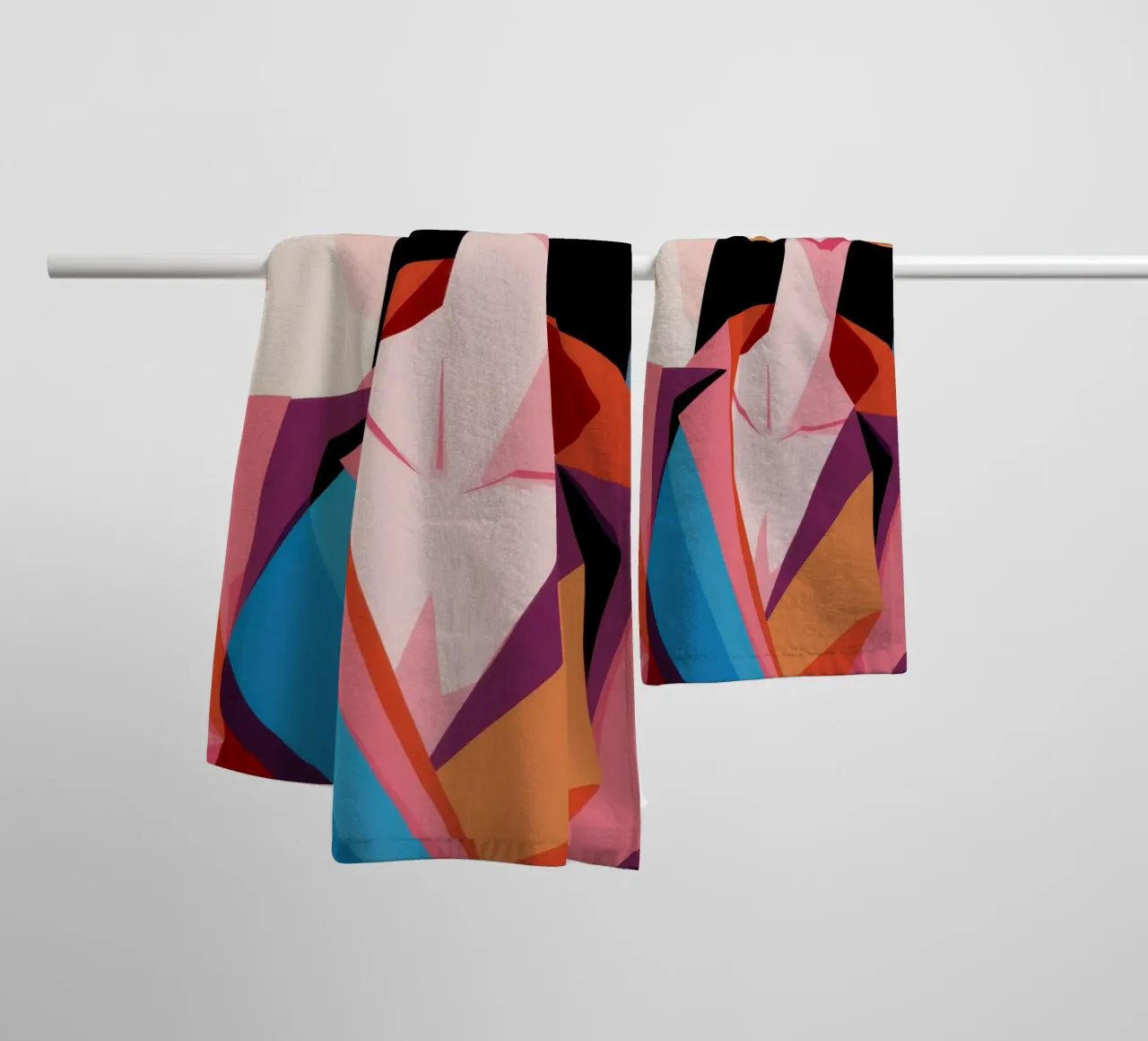 Sguardo di bellezza geometrico asciugamano da bagno da Dream Gesso