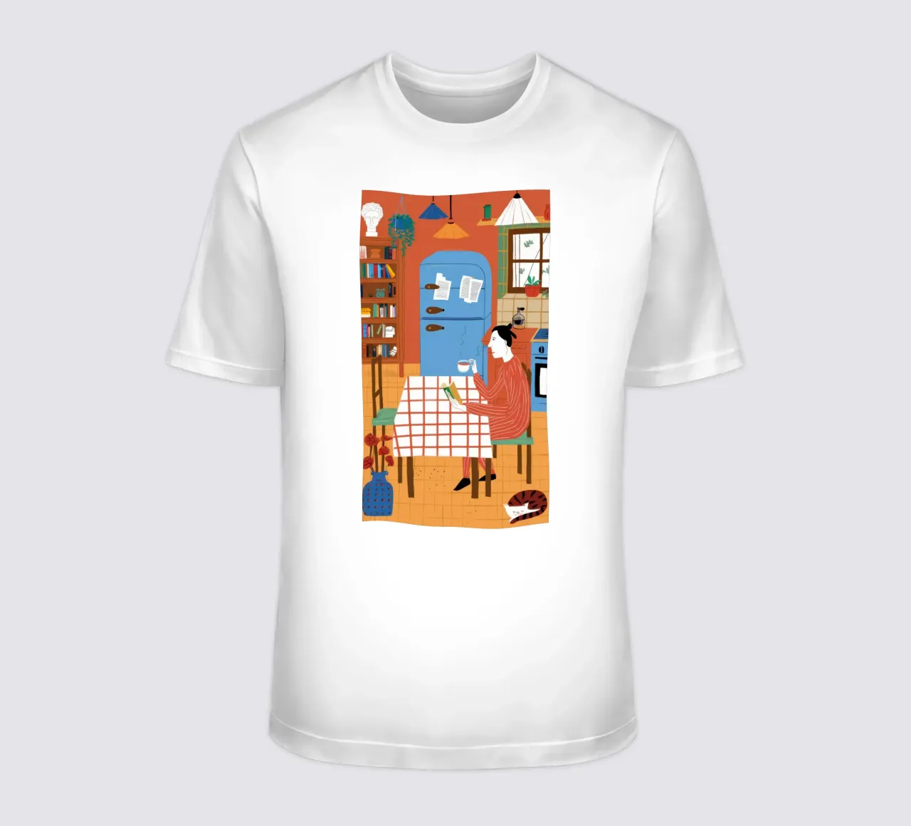 Angolo lettura in cucina t-shirt da Monuments Fire