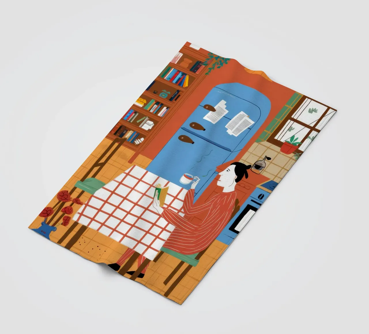 Kitchen Reading Nook fleece blanket by Monuments Fire
