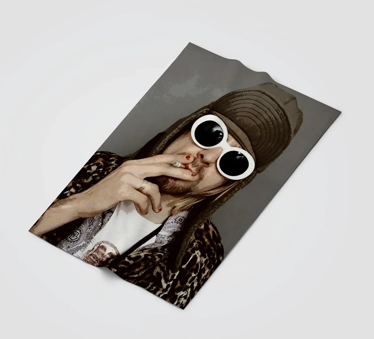 kurt cobain coperta in pile da vanhesling