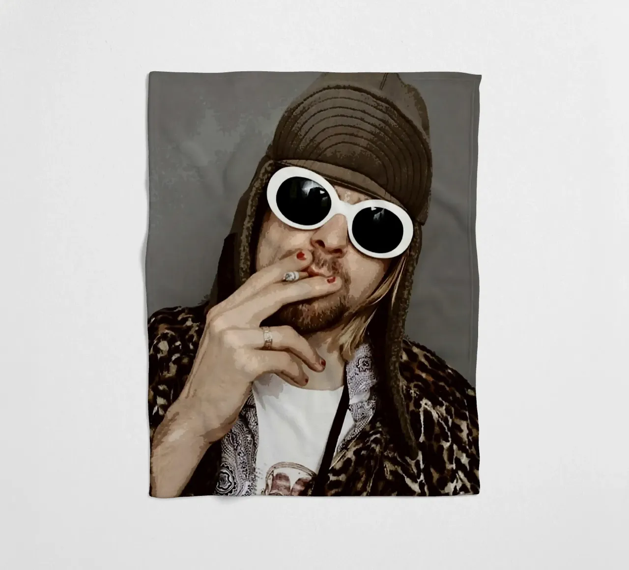 kurt cobain coperta in pile da vanhesling