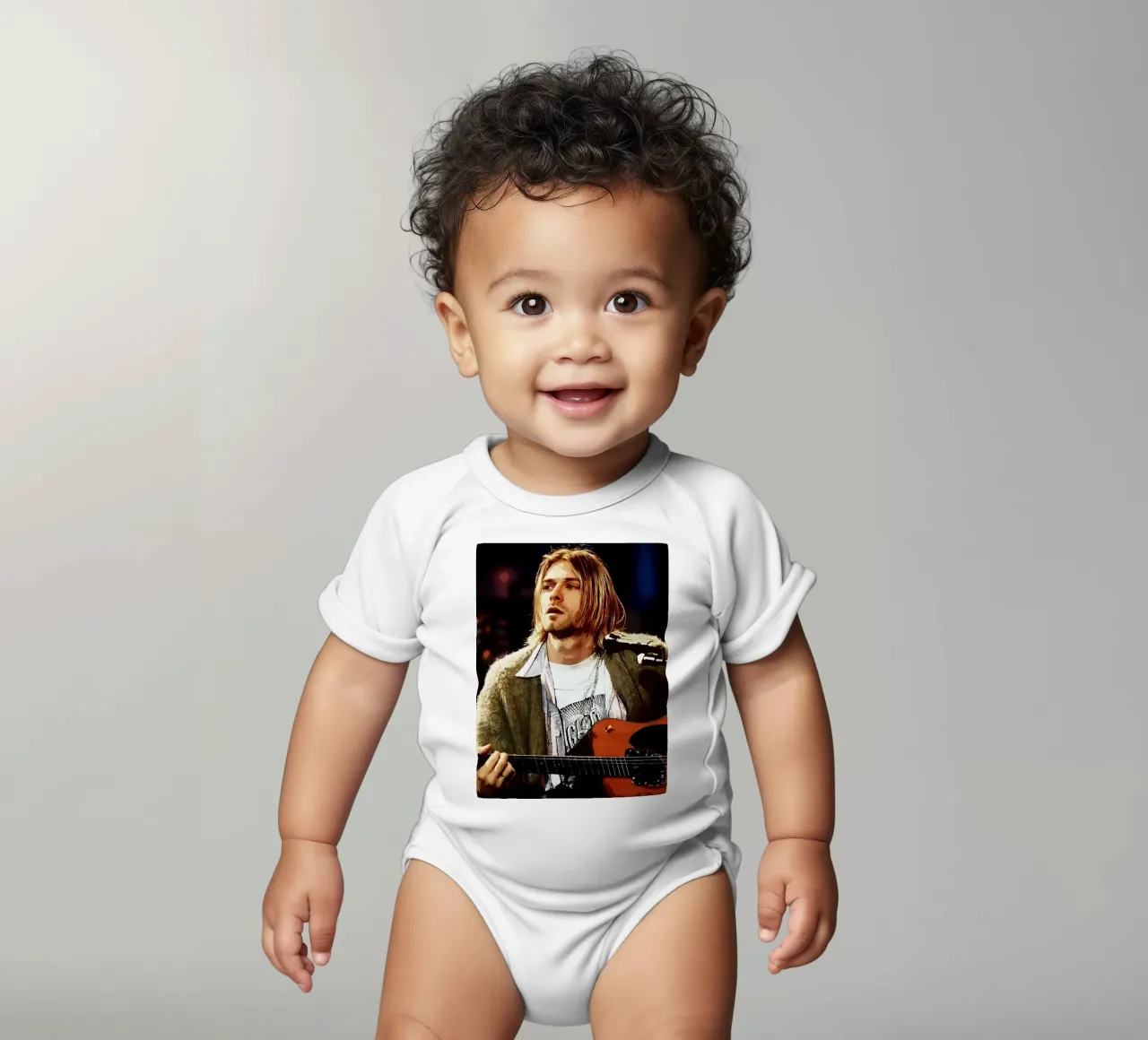 kurt cobain body neonato maniche corte da vanhesling