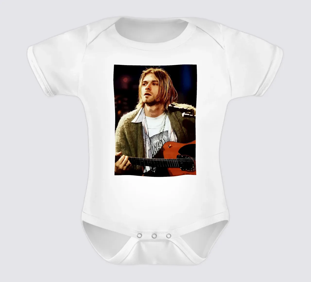kurt cobain body neonato maniche corte da vanhesling
