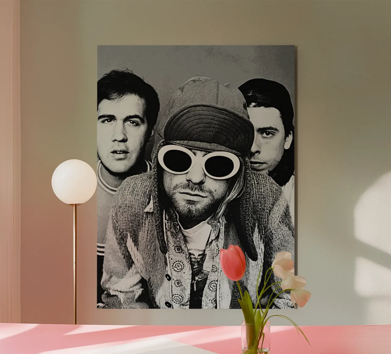 kurt cobain alluminio dibond da vanhesling