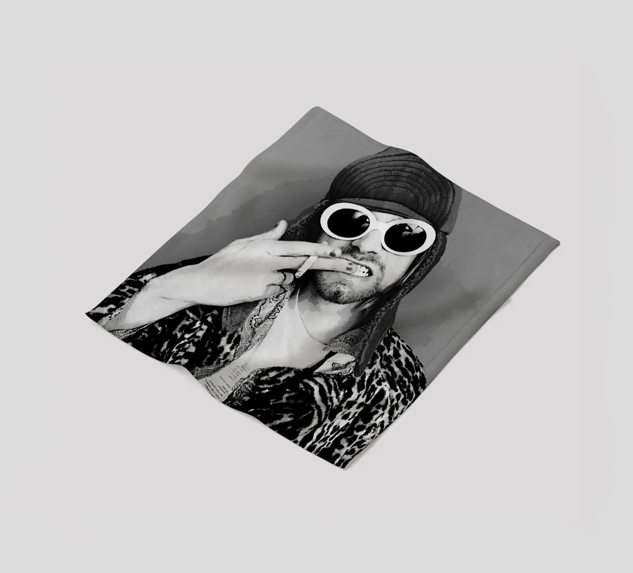 kurt cobain coperta in pile da vanhesling