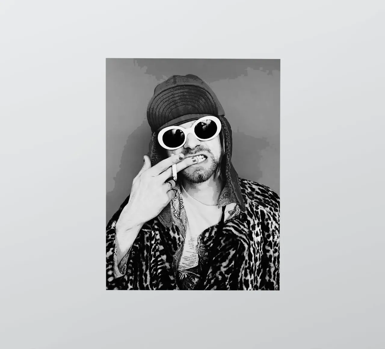 kurt cobain sticker by vanhesling