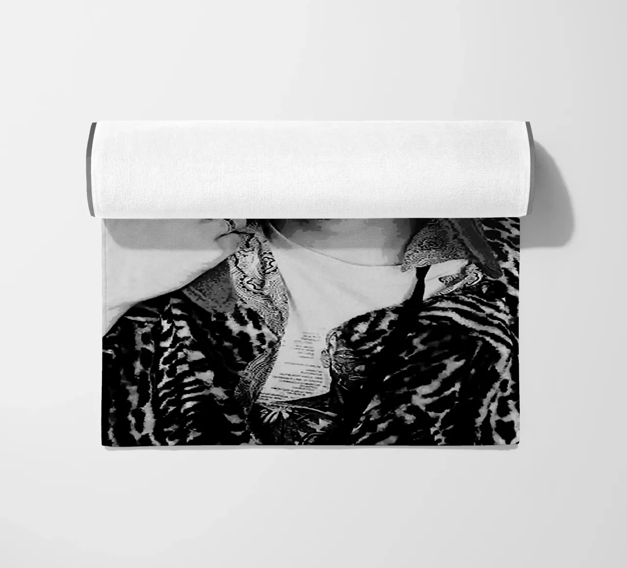 kurt cobain beach towel by vanhesling