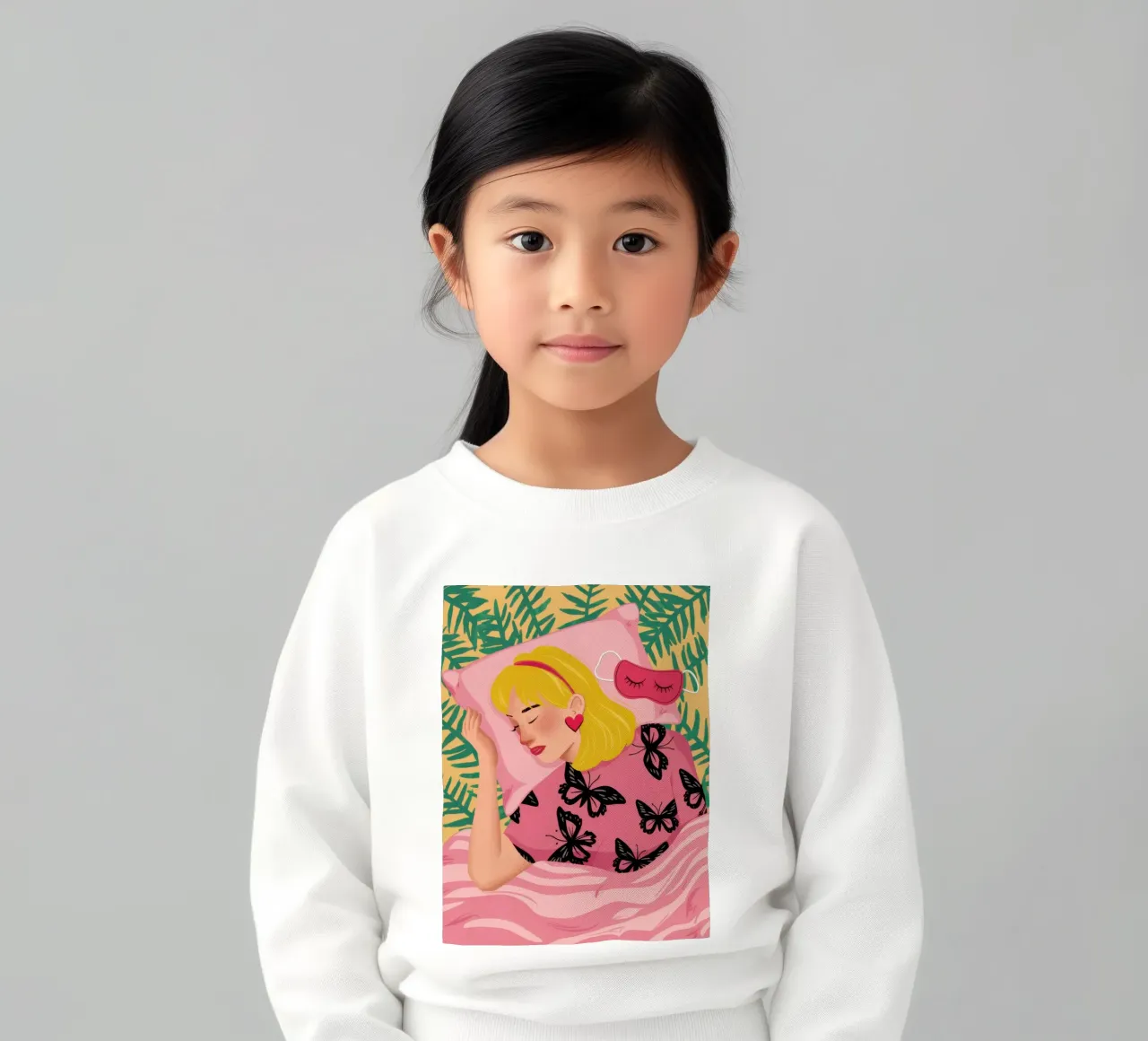 Slumber Sweet Escape kids sweatshirt by Dream Gesso