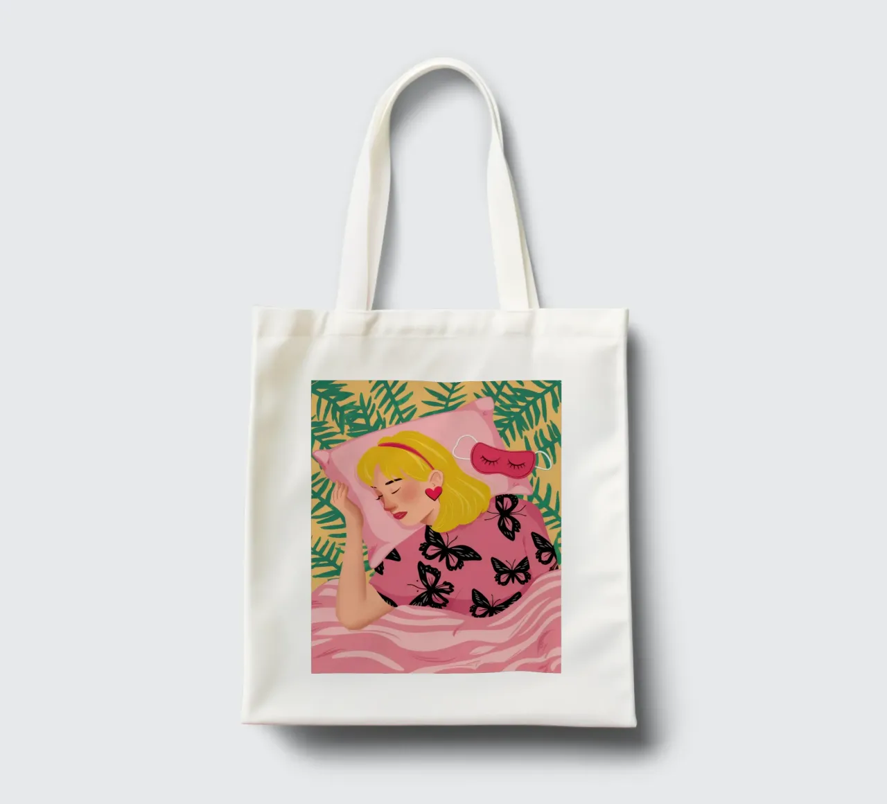 Fuga dolce del sonno borsa in juta da Dream Gesso