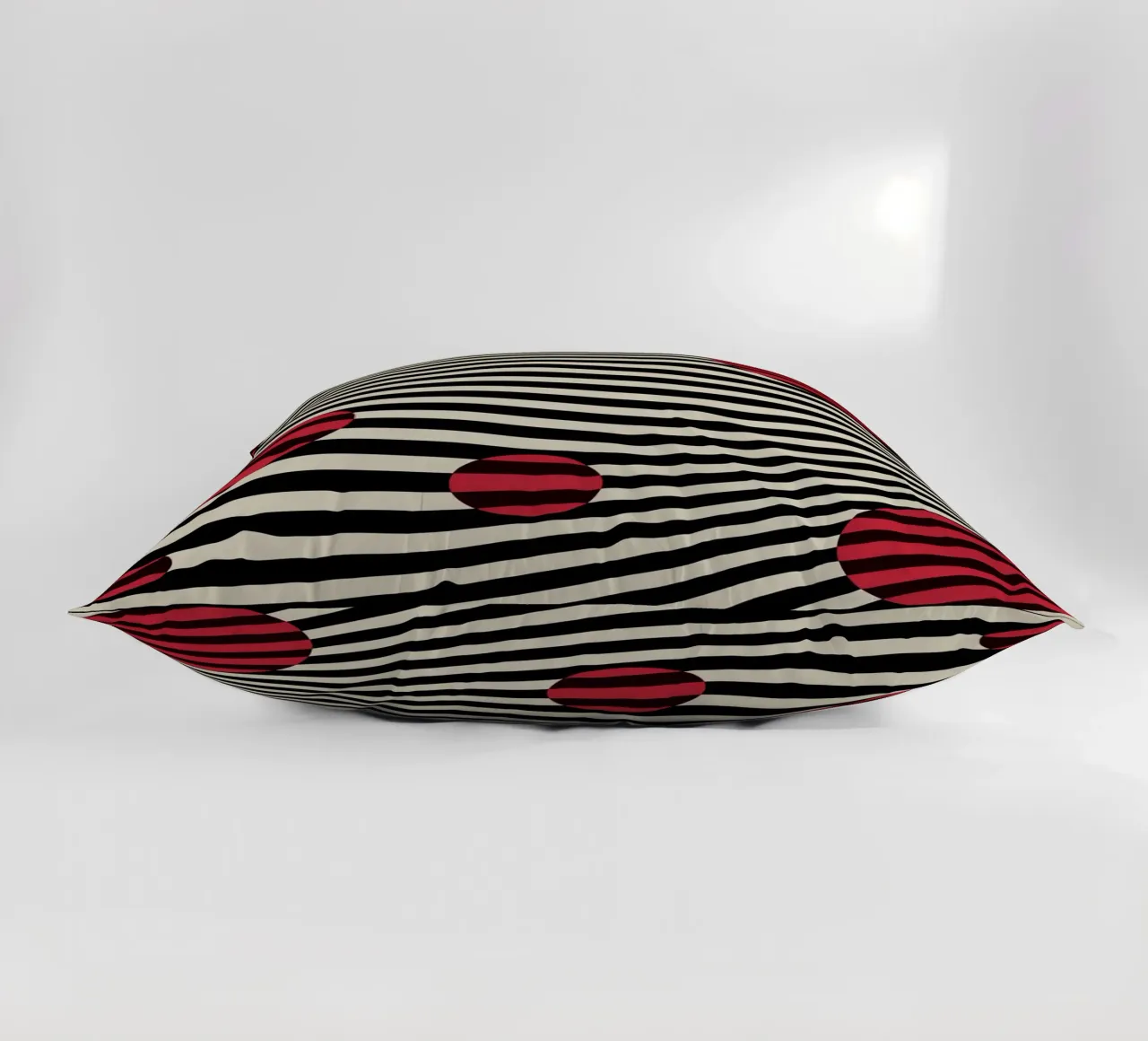 Bauhaus 1923 Waves - Sfera di design Op-Art cuscino da Casa Calm