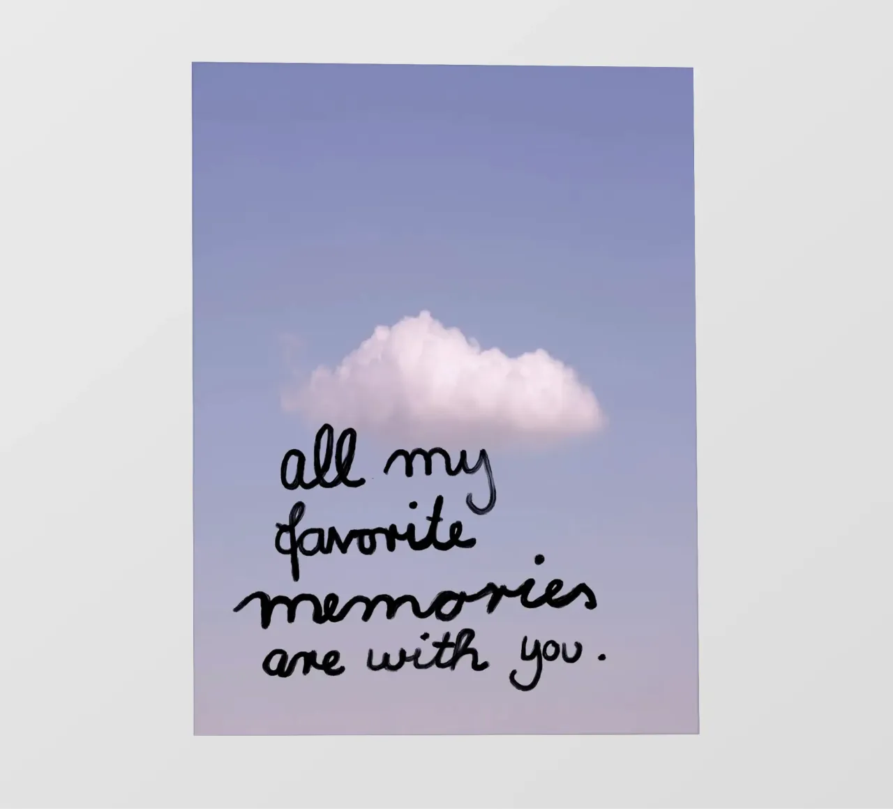 All my favorite memories are with you pellicola backlit da Hej Ibiza by Ute Arnold