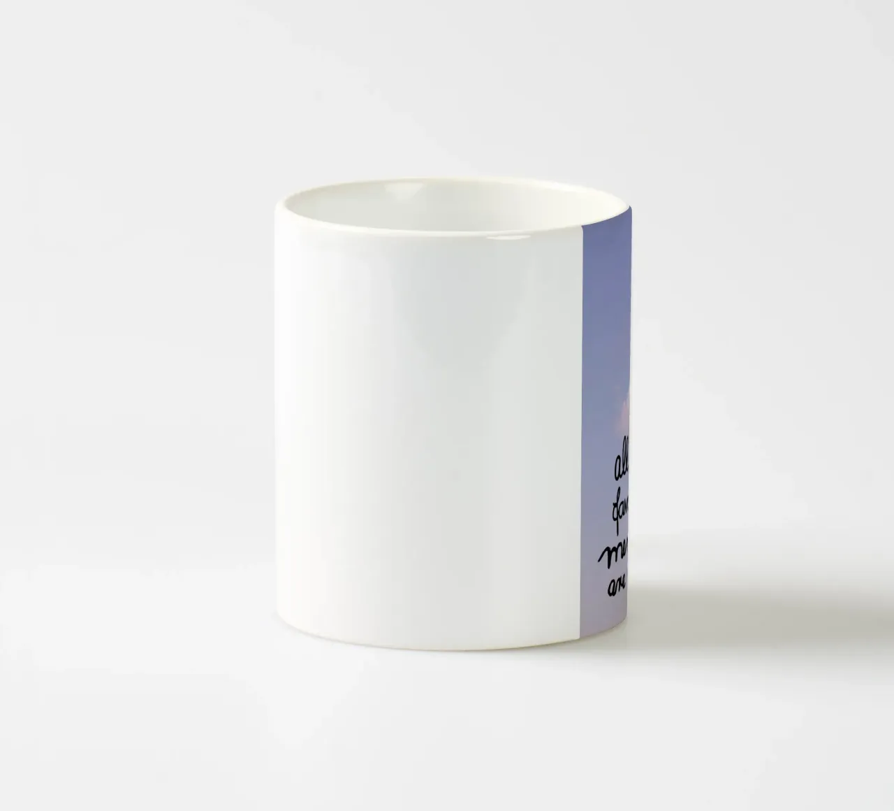 All my favorite memories are with you tazza in ceramica da Hej Ibiza by Ute Arnold