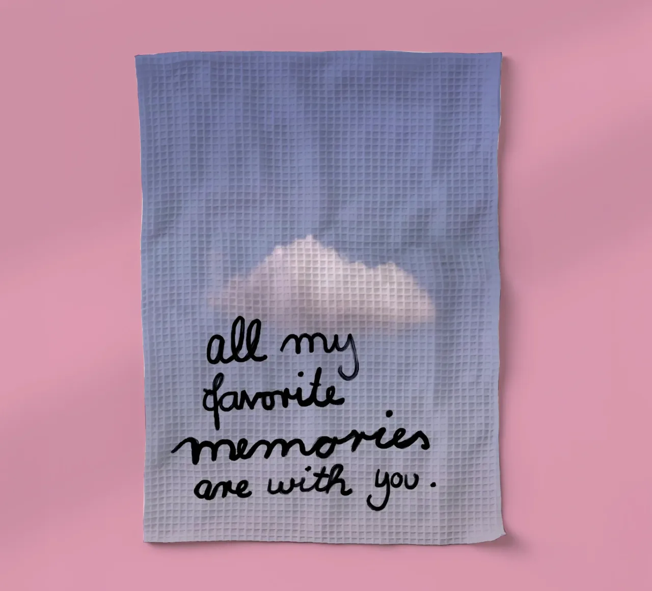 All my favorite memories are with you canovaccio da cucina da Hej Ibiza by Ute Arnold
