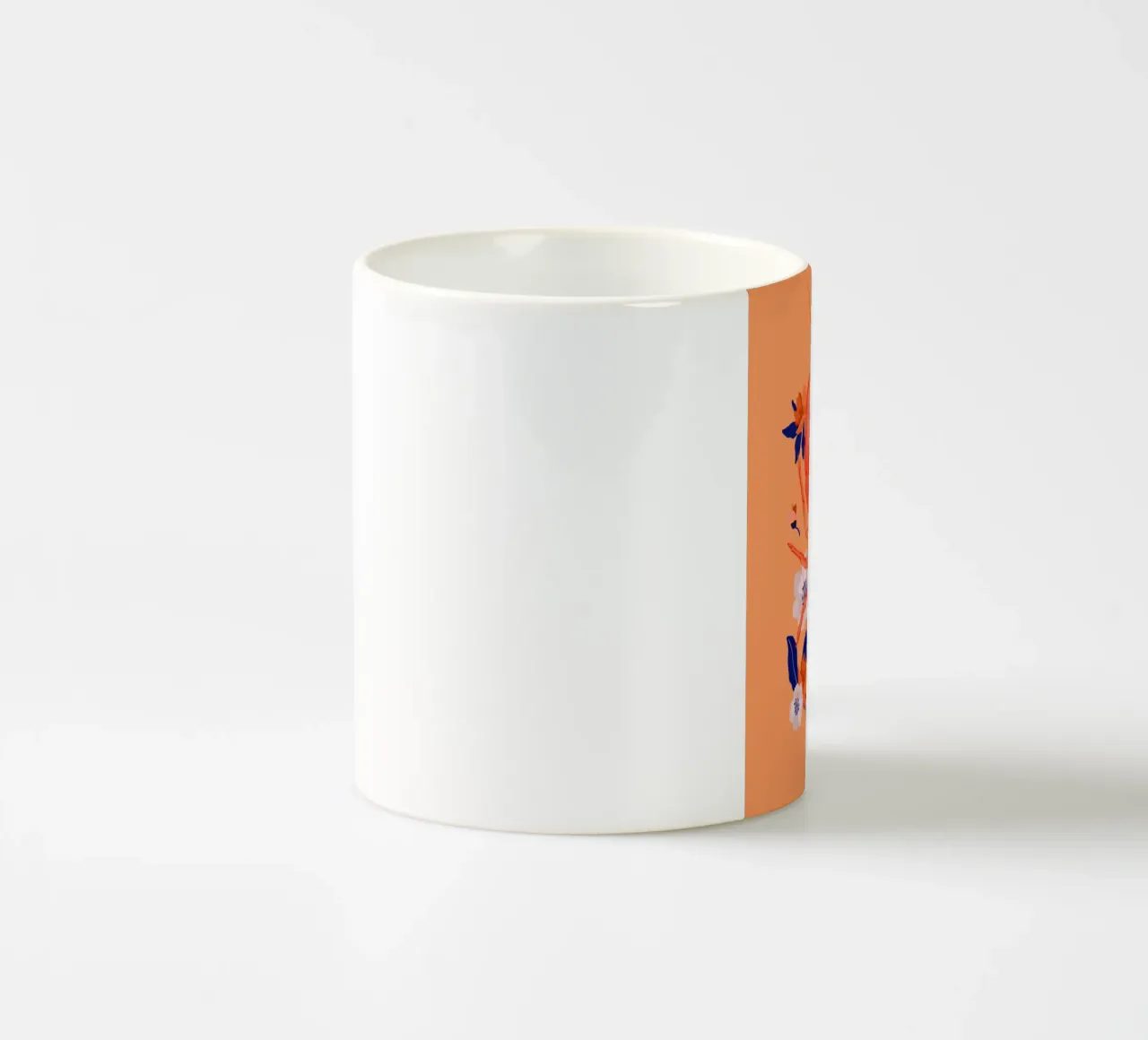 Aragosta con fiori tazza in ceramica da ThingDesign