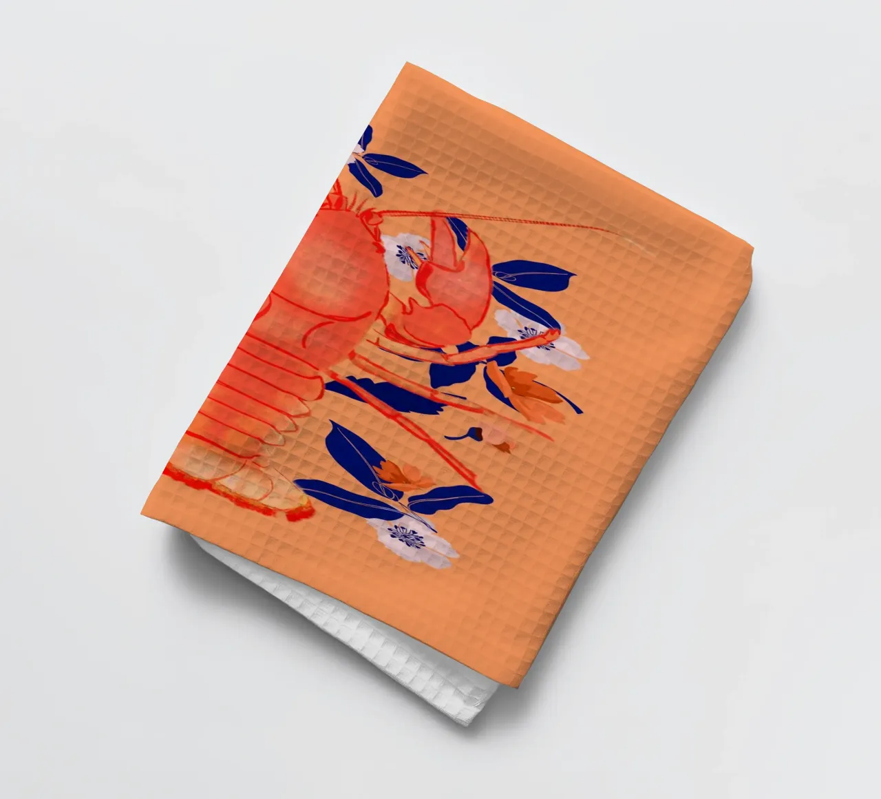Homard aux fleurs torchon de ThingDesign