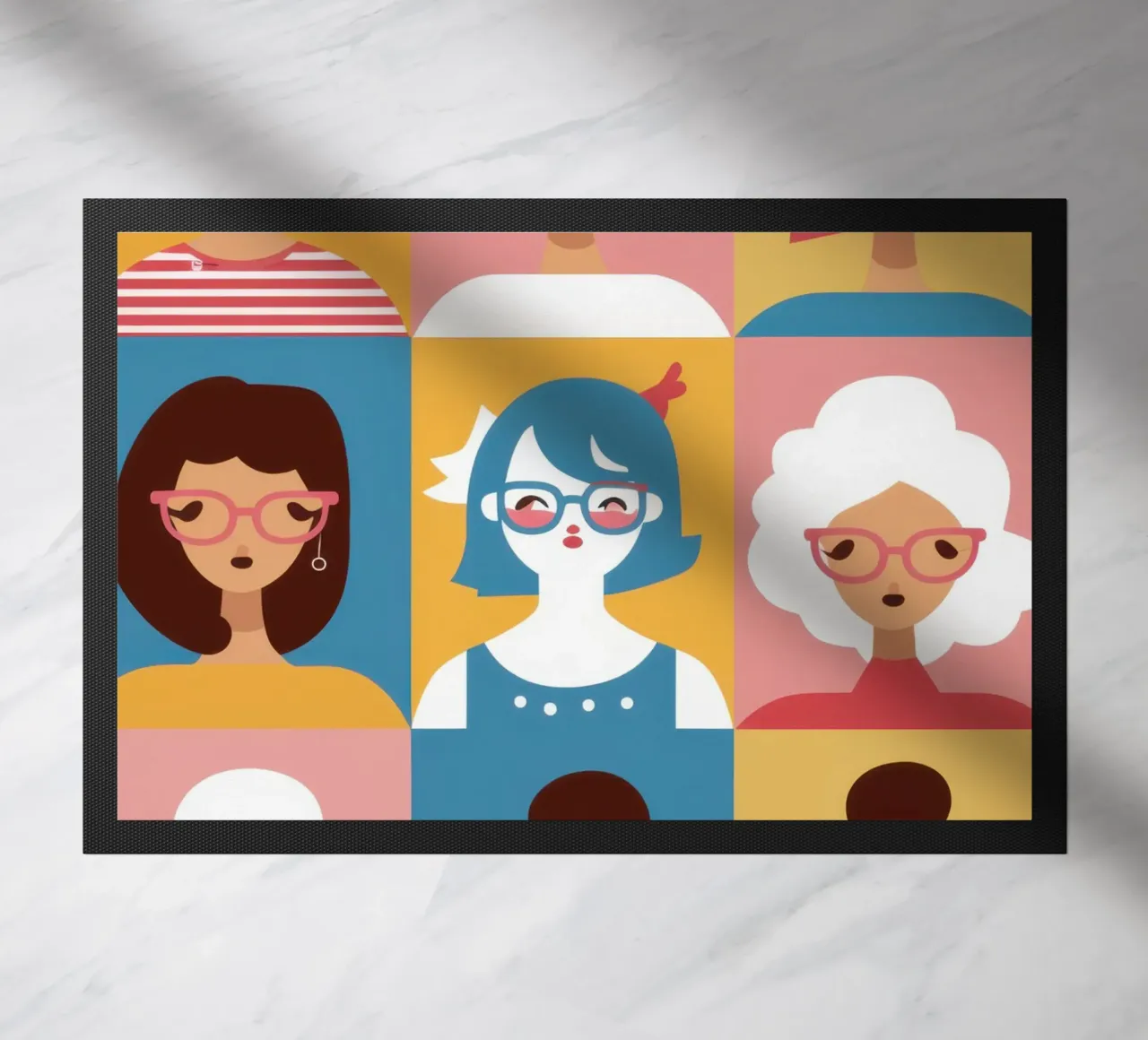 Mosaico di donne zerbino da Dream Gesso