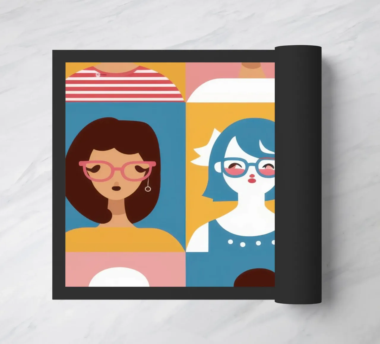 Mosaico di donne zerbino da Dream Gesso