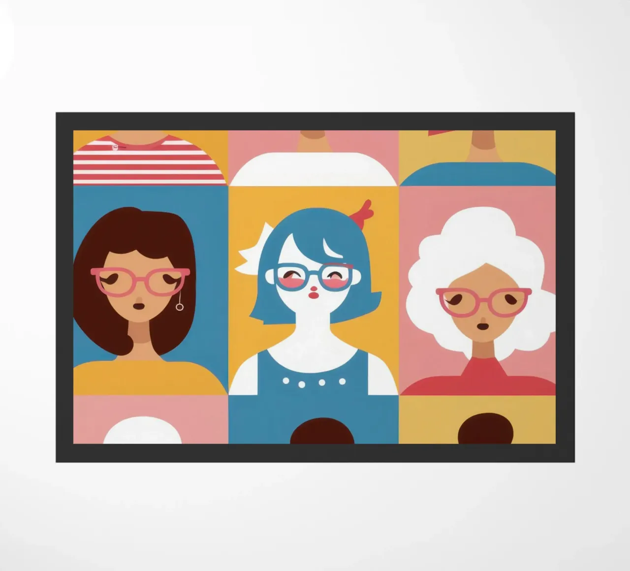 Mosaico di donne zerbino da Dream Gesso