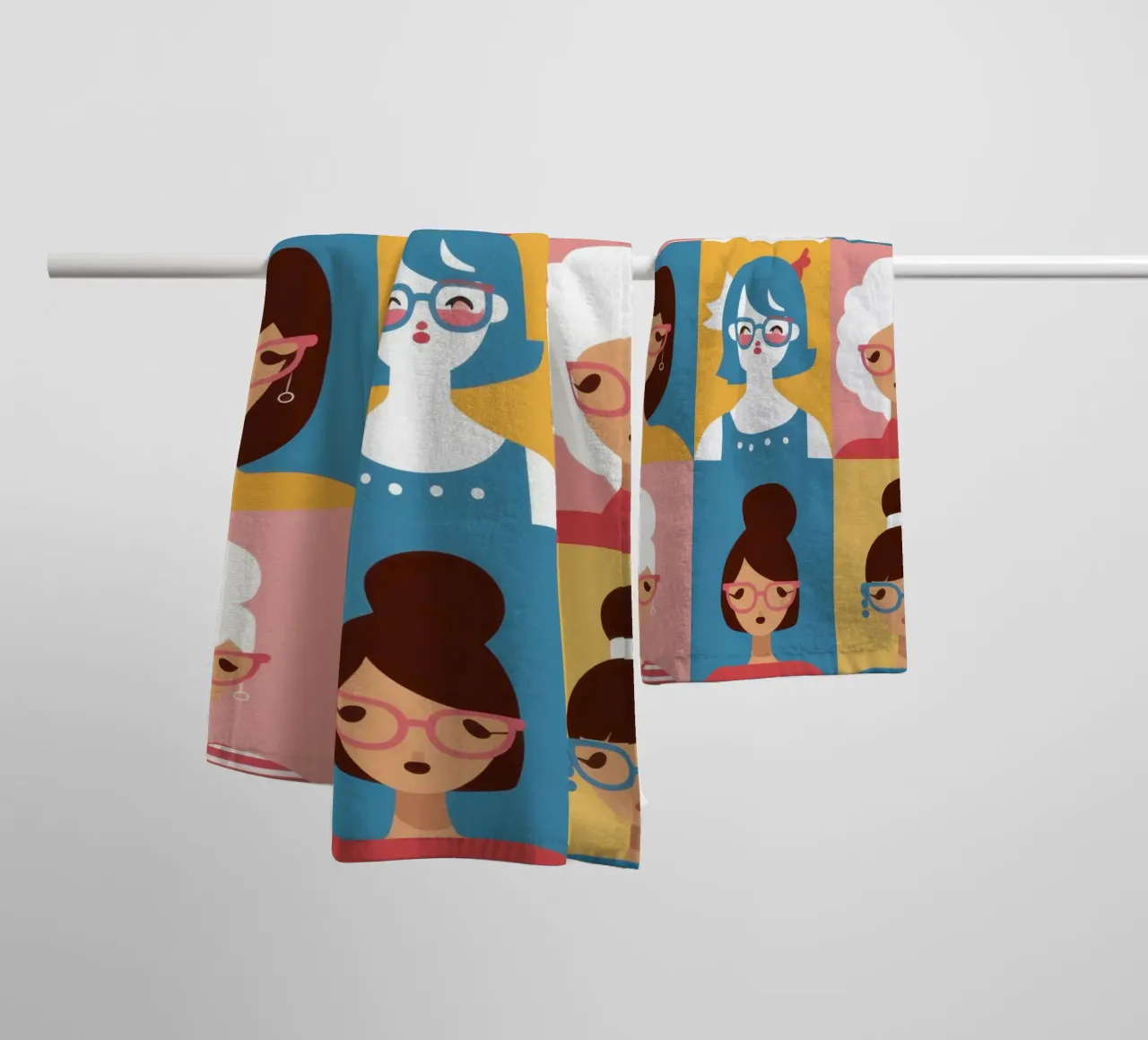 Mosaico di donne asciugamano da bagno da Dream Gesso