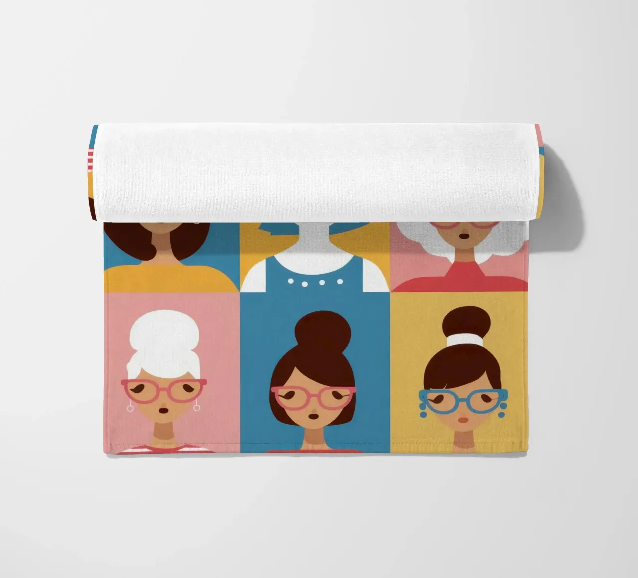 Mosaico di donne telo mare da Dream Gesso