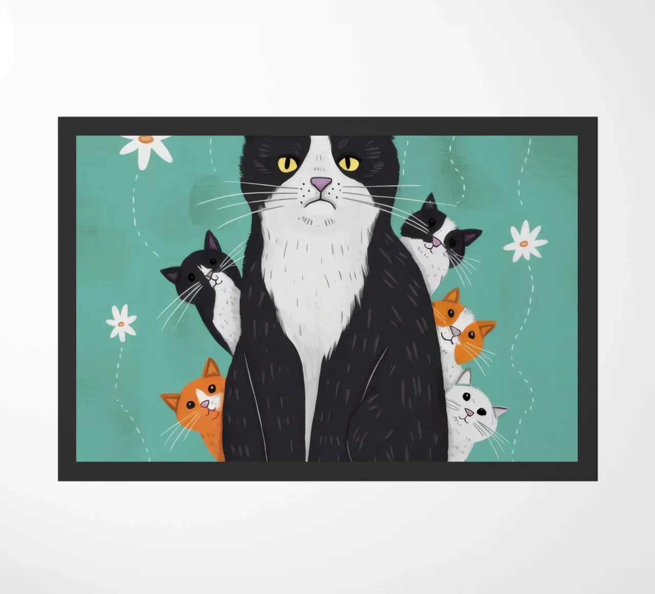 Sneeuwval Surrender Paws deurmat van Monuments Fire