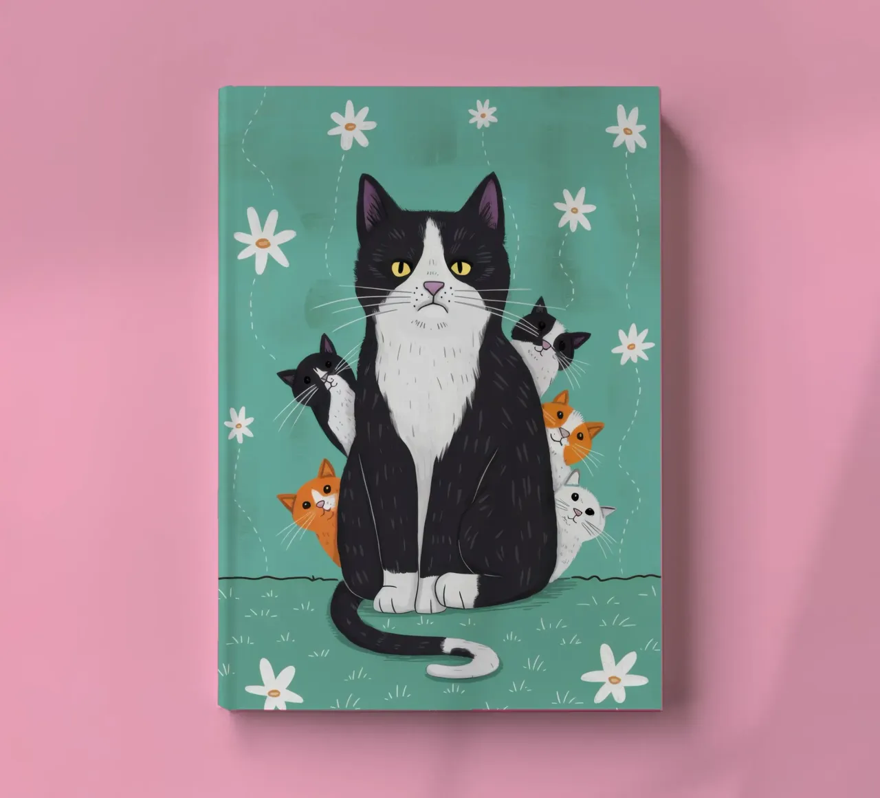 Snowfall Surrender Paws notebook by Monuments Fire