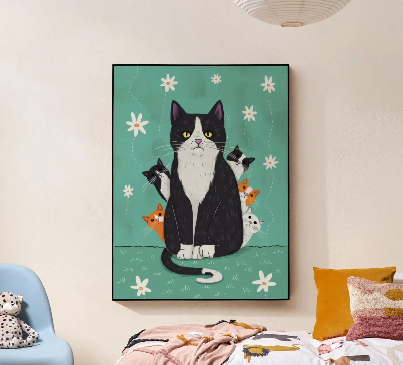 Sneeuwval Surrender Paws acryl van Monuments Fire