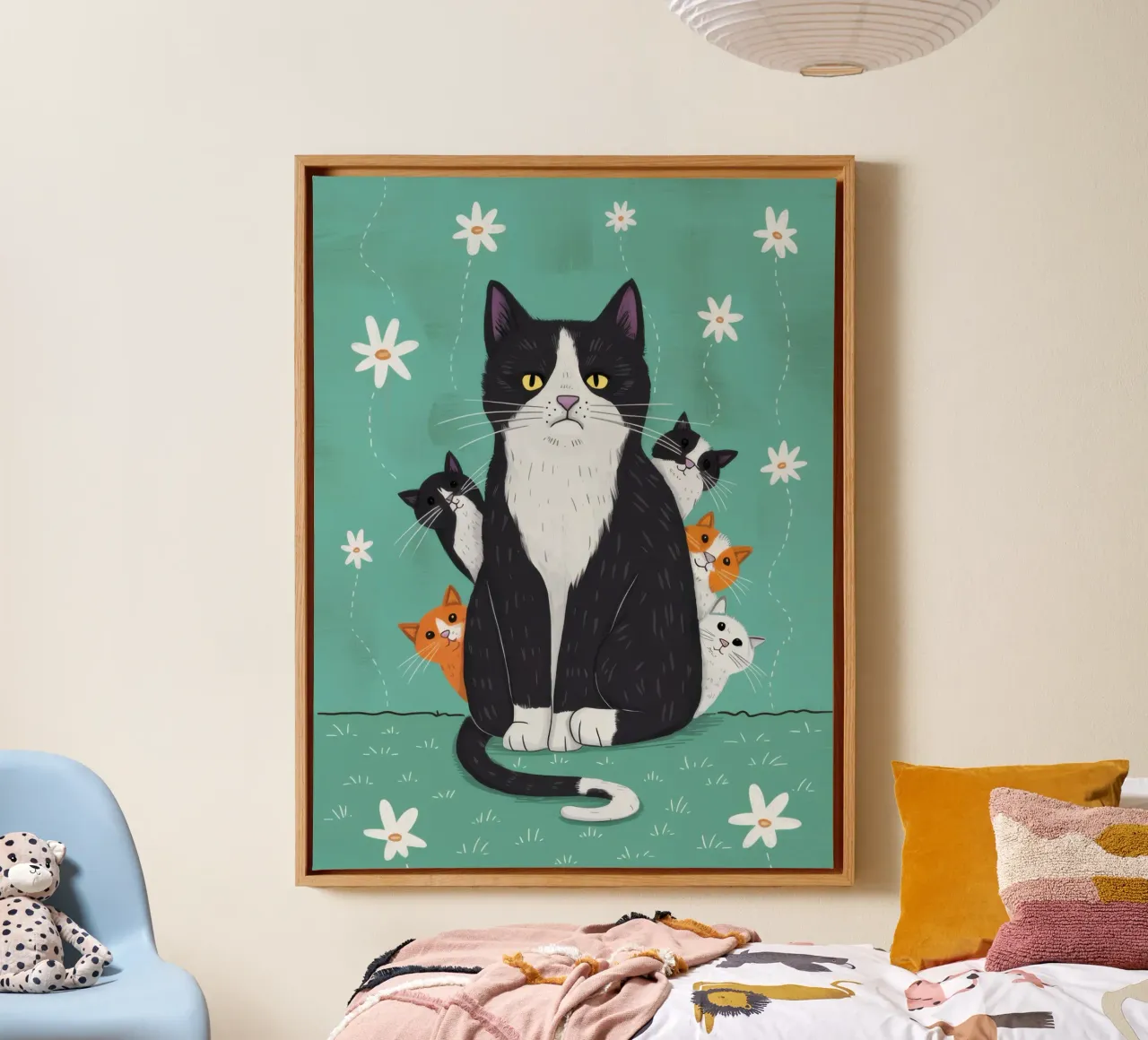 Snowfall Surrender Paws canvas by Monuments Fire