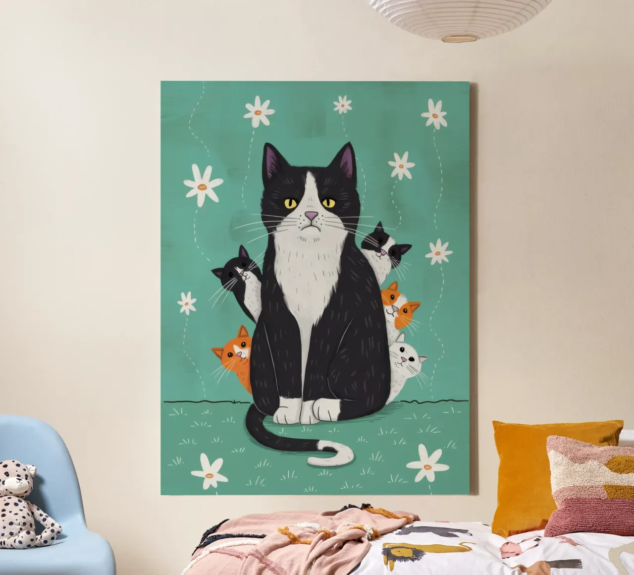 Snowfall Surrender Paws canvas by Monuments Fire