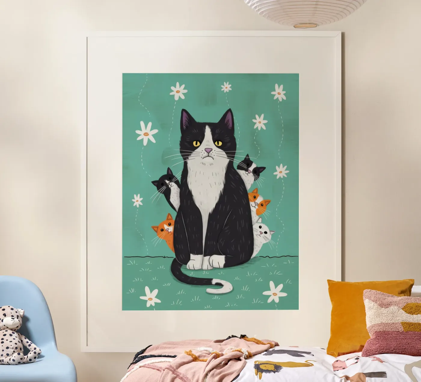 Snowfall Surrender Paws poster by Monuments Fire