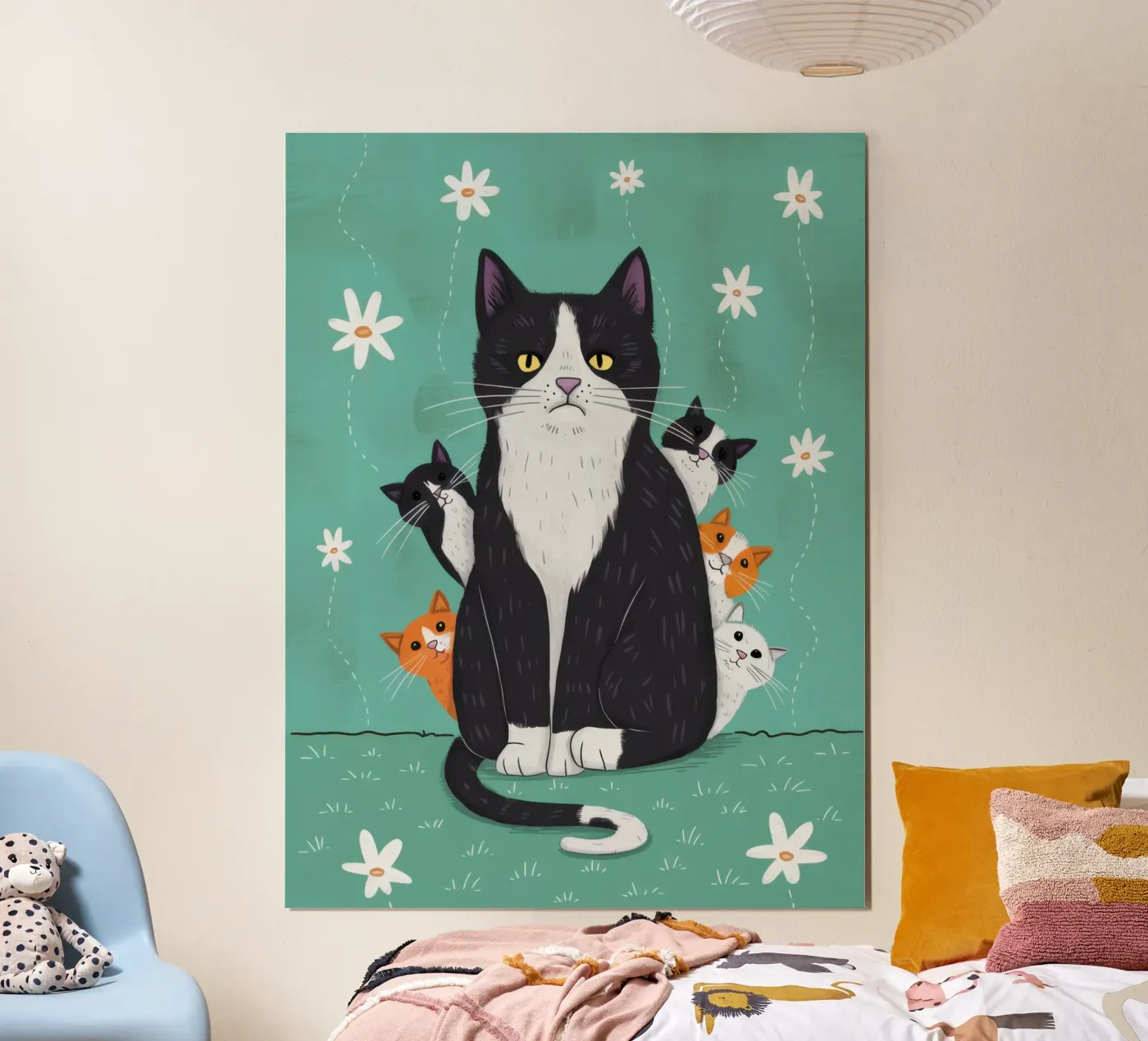 Snowfall Surrender Paws poster by Monuments Fire