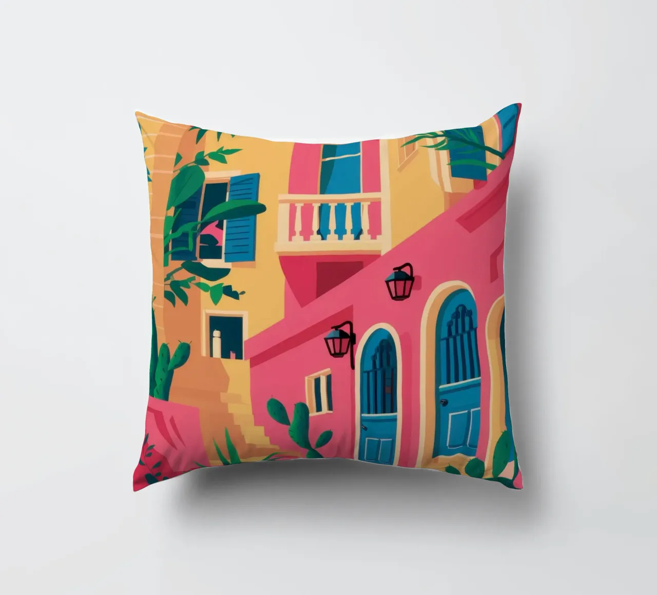 Façade fuchsia Fiesta coussin de Reds Jays