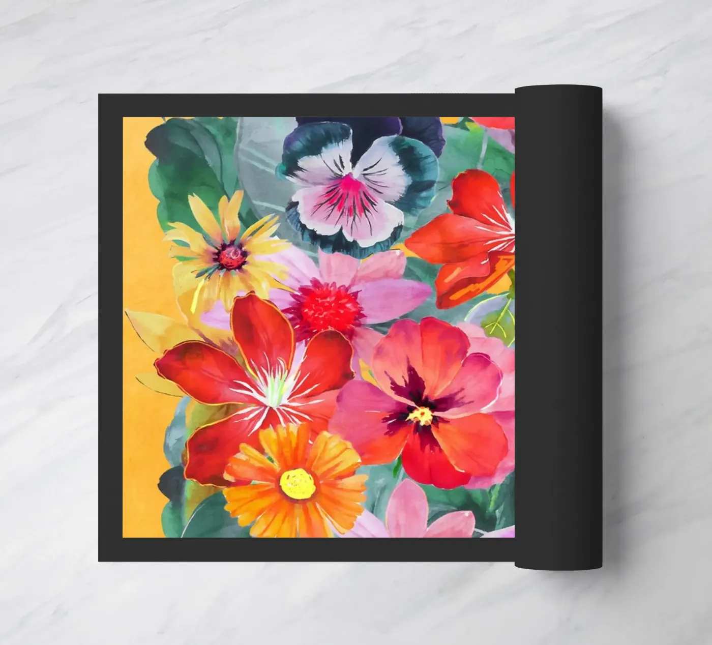 Summer Bloom doormat by ThingDesign