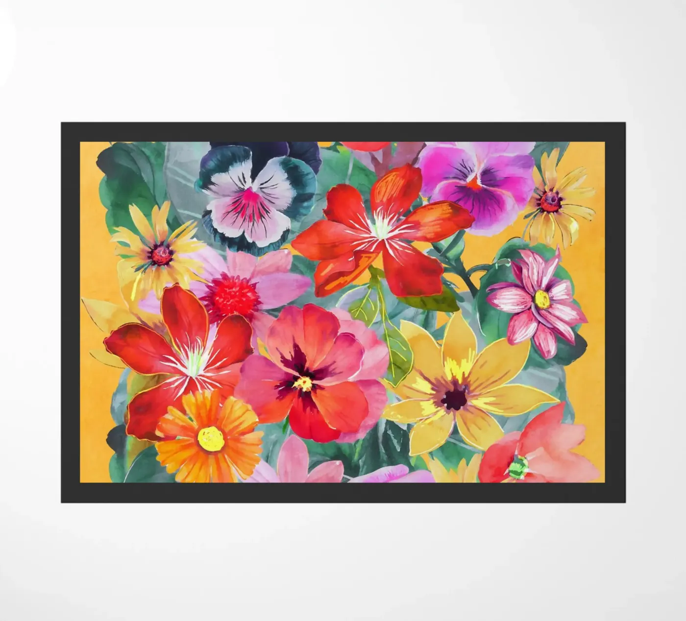 Summer Bloom doormat by ThingDesign