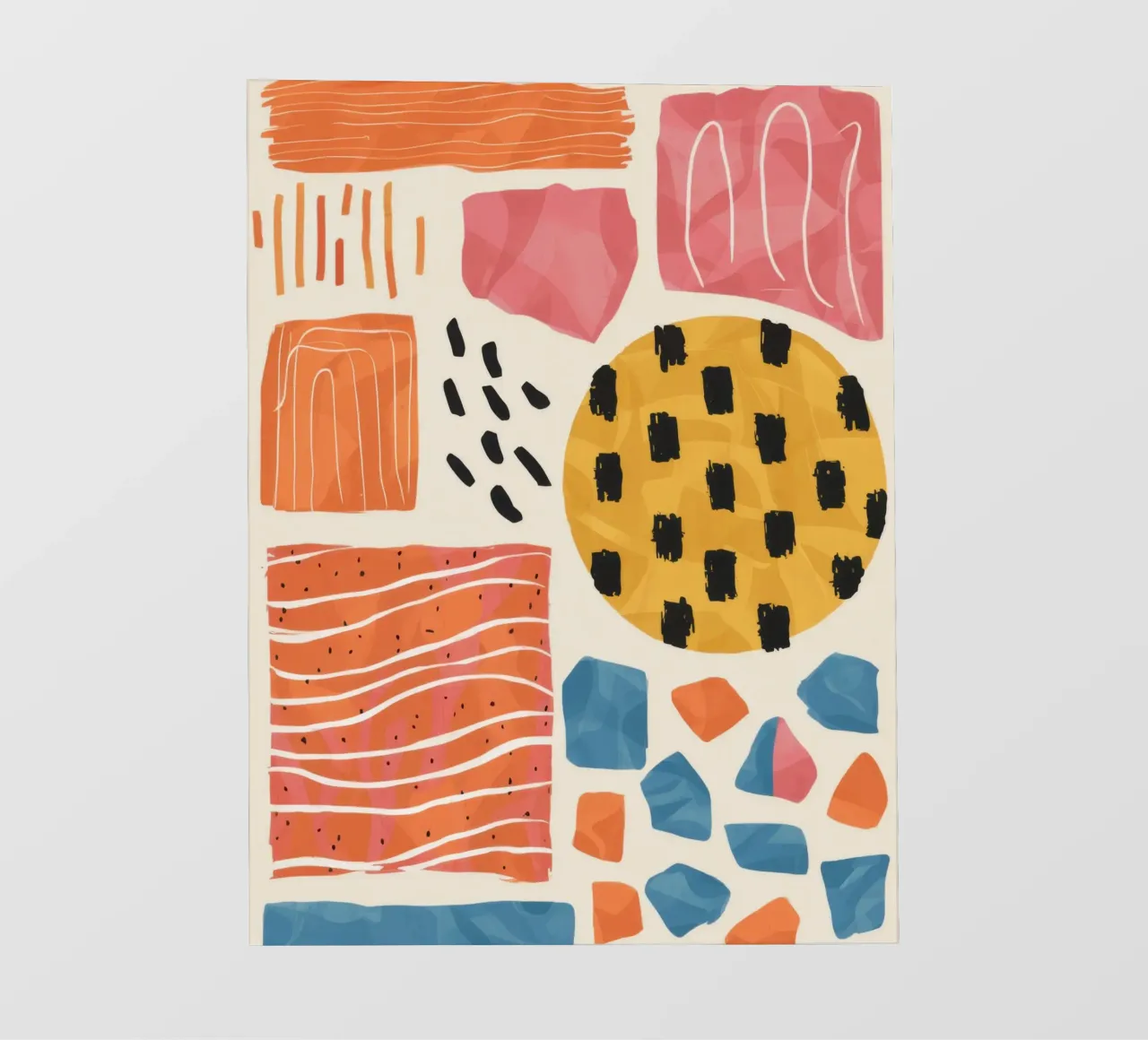 Terracotta Pattern Collage telo in pvc da Monuments Fire