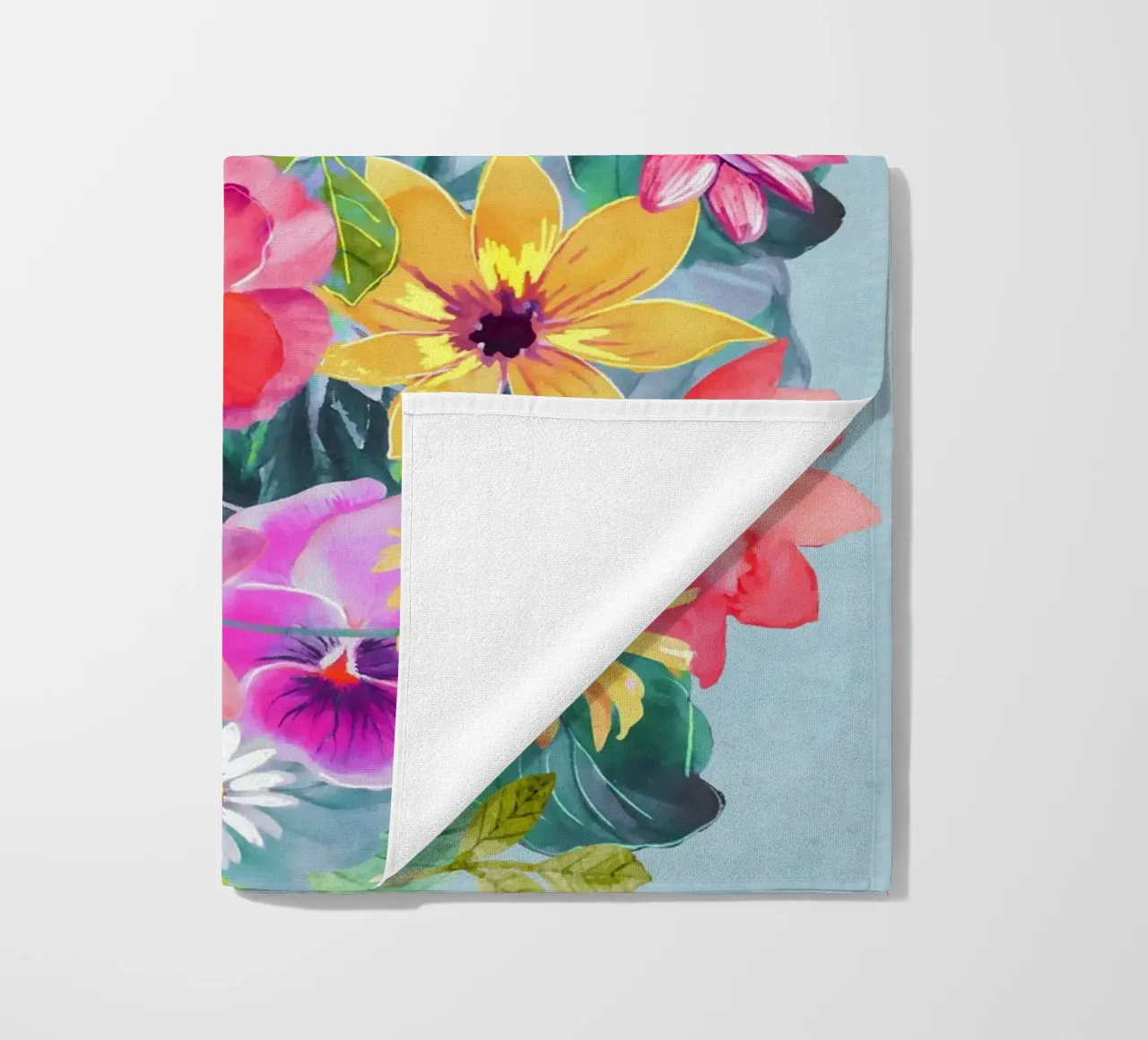 Summer Bloom 2 beach towel by ThingDesign
