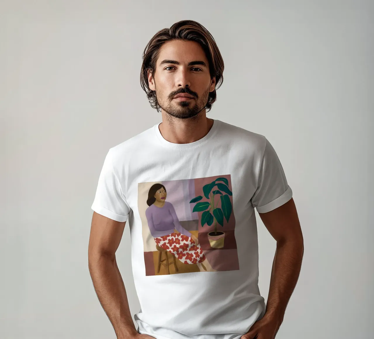 Patterned Pant Repose t-shirt by Monuments Fire