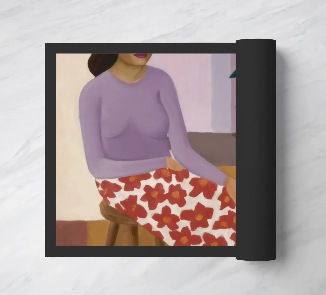 Patterned Pant Repose doormat by Monuments Fire