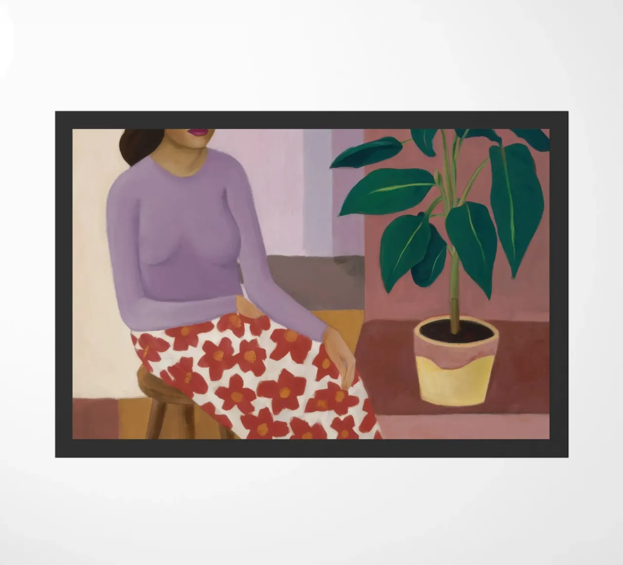 Patterned Pant Repose doormat by Monuments Fire