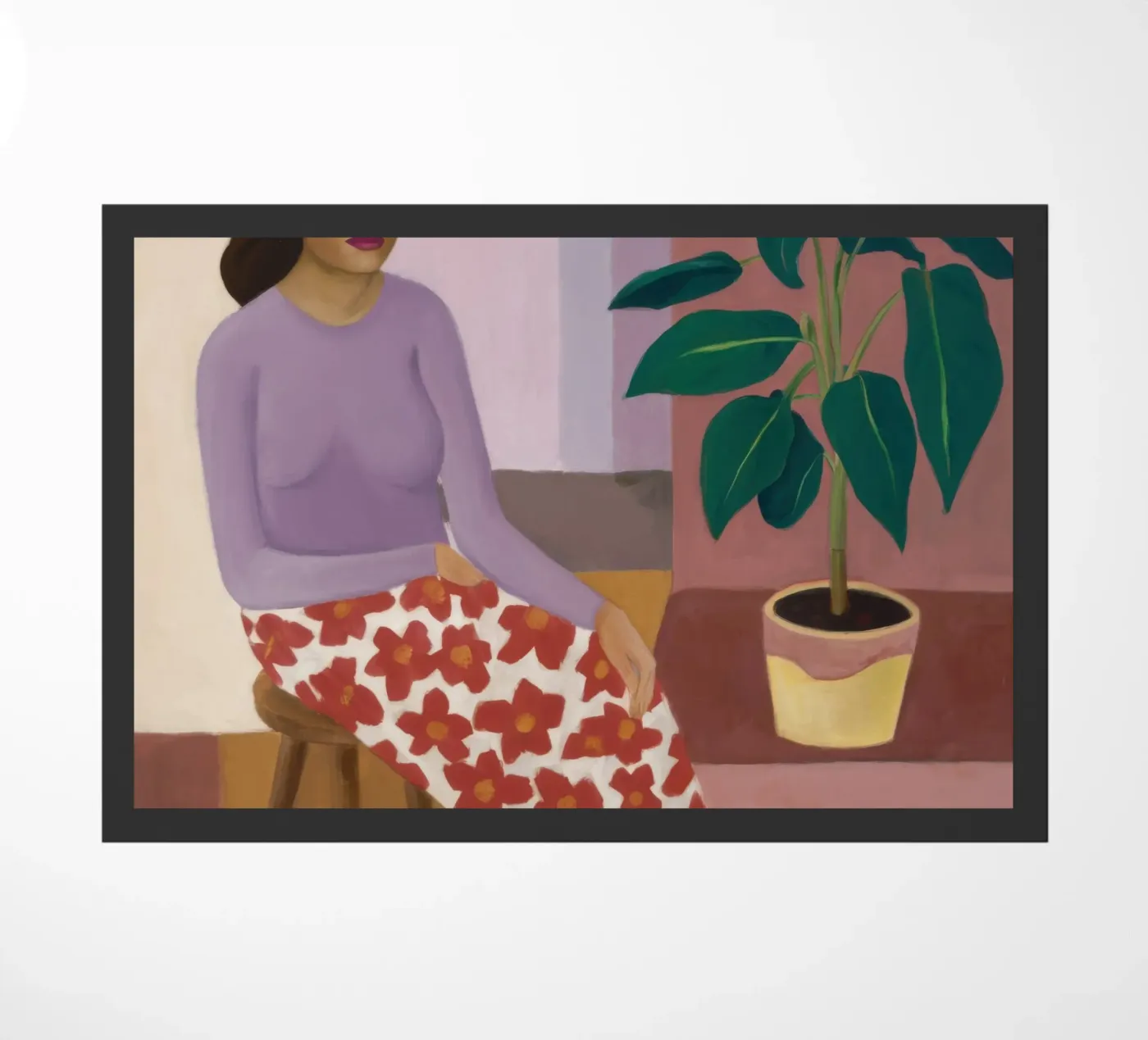 Patterned Pant Repose doormat by Monuments Fire