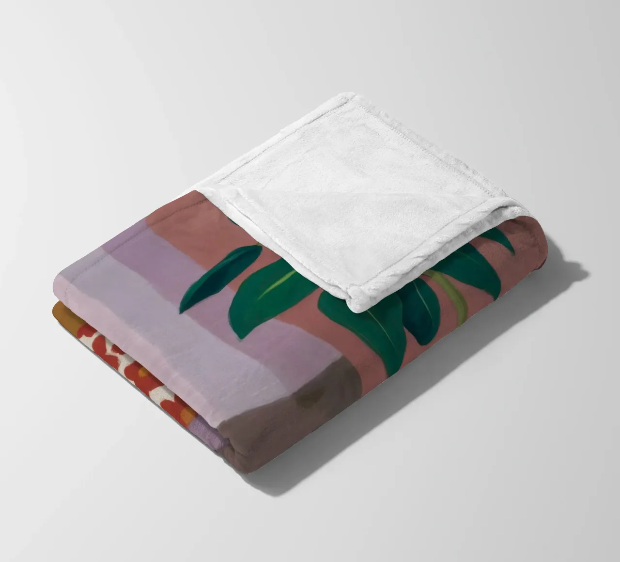 Gemusterte Hose Repose Fleecedecke von Monuments Fire