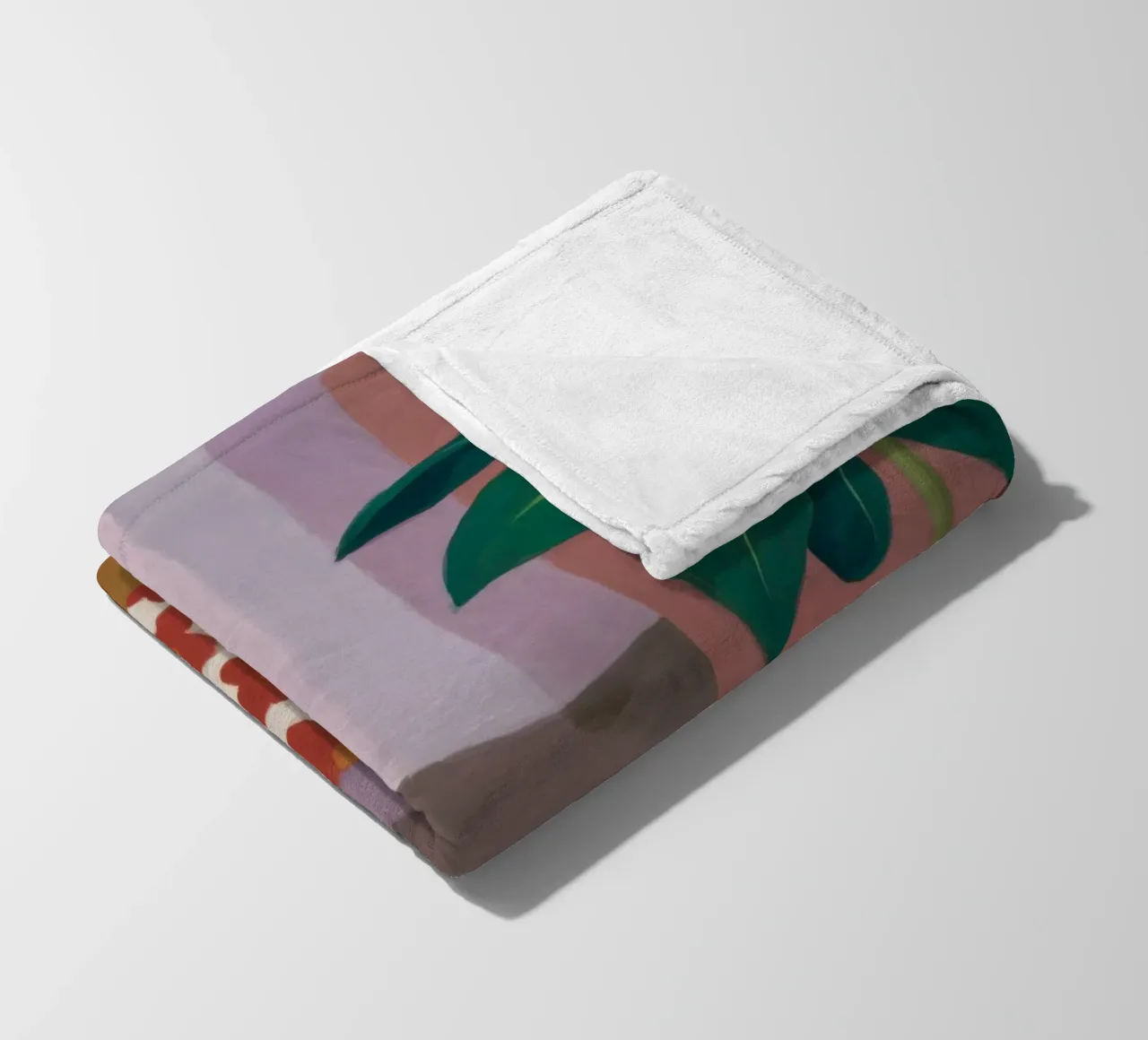 Gemusterte Hose Repose Fleecedecke von Monuments Fire