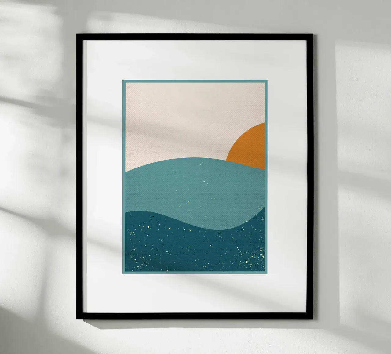 Sole e montagna poster da DanielDesign