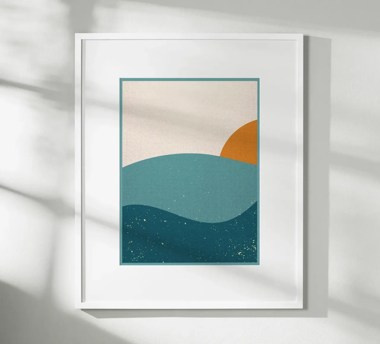 Sole e montagna poster da DanielDesign