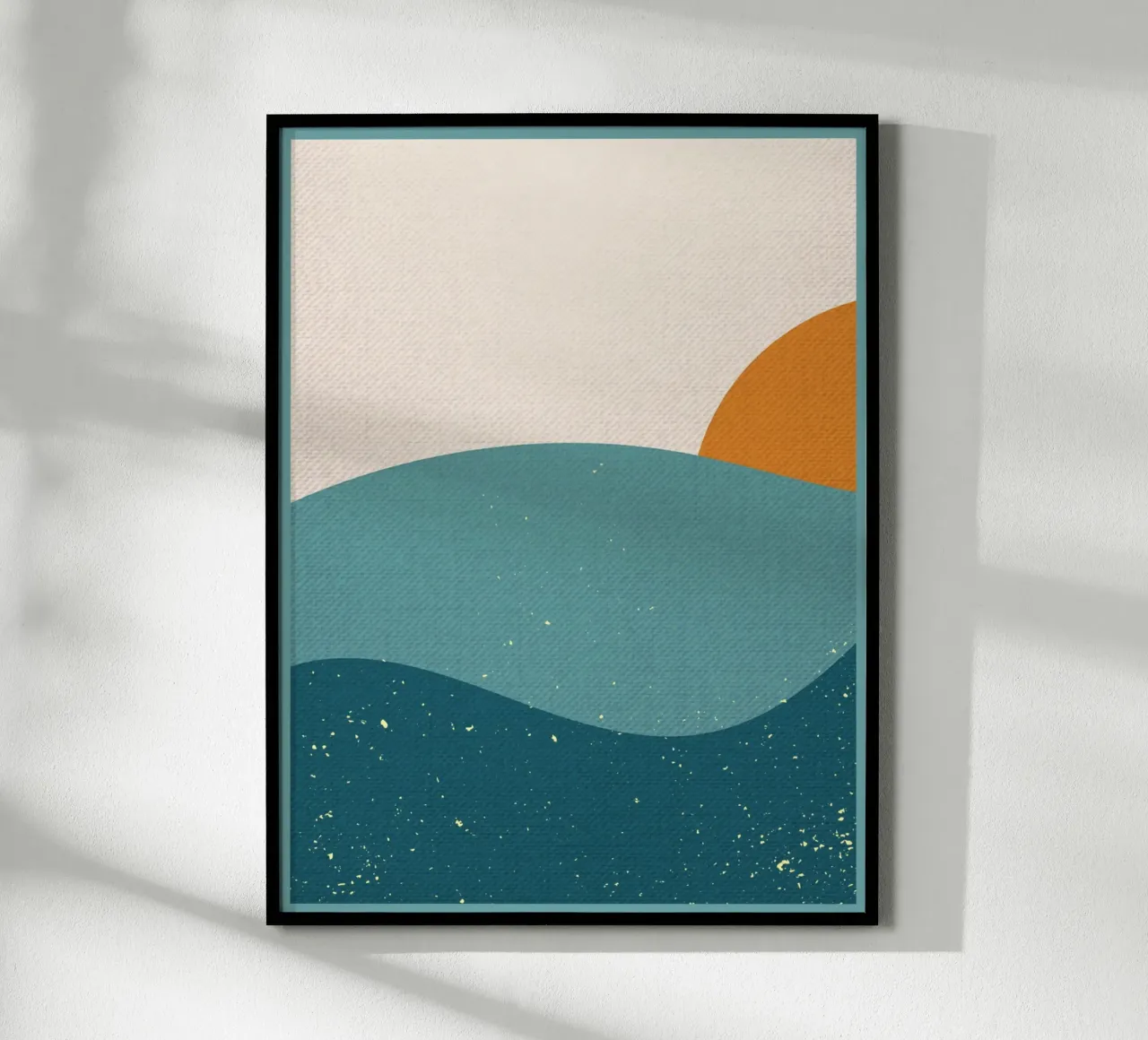 Sole e montagna poster da DanielDesign