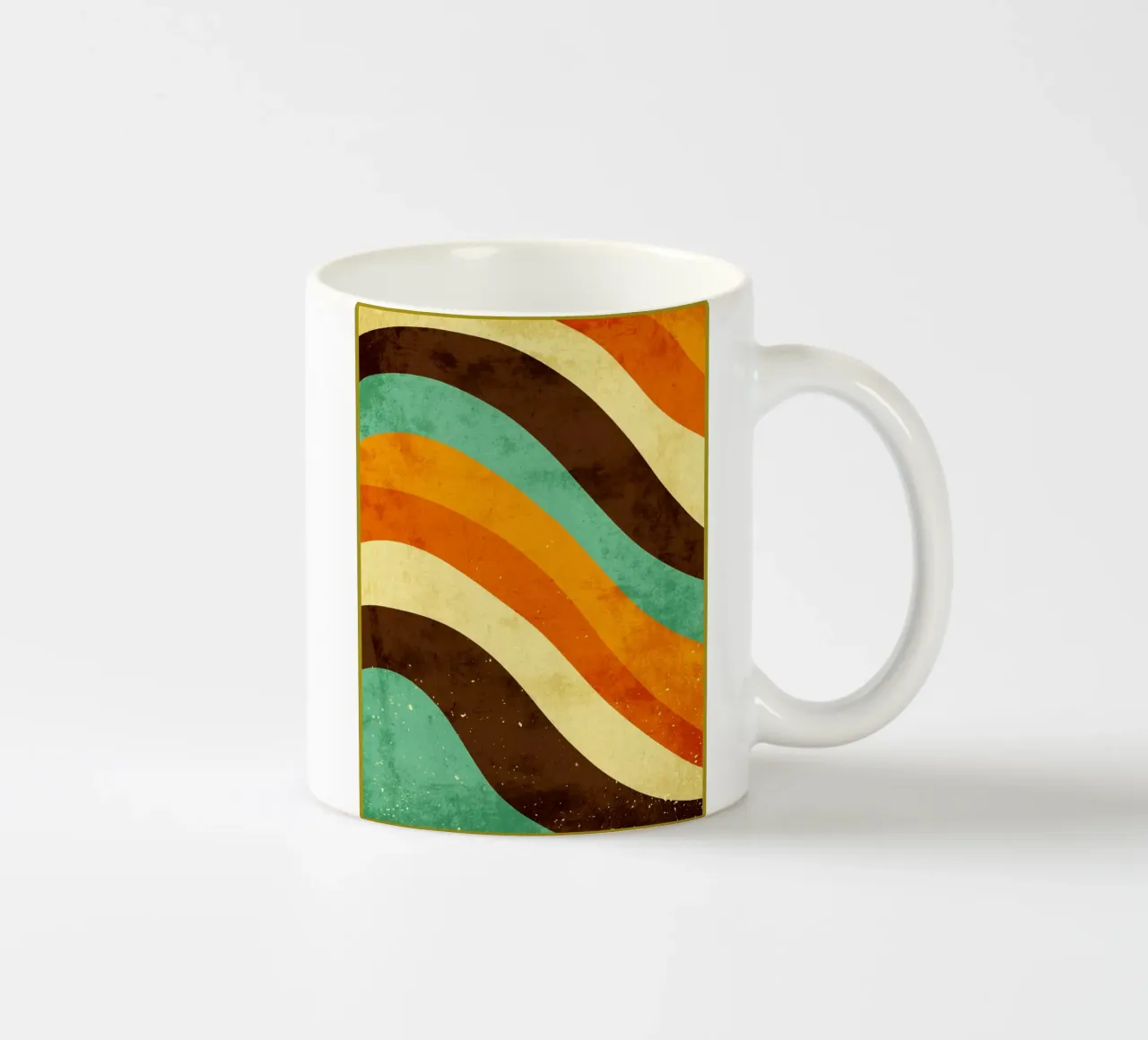 Onda estiva retrò tazza in ceramica da DanielDesign