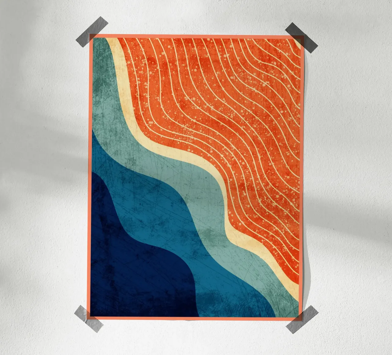 ARTE PITTORICA MINIMALISTA poster da DanielDesign